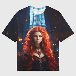 Футболка оверсайз мужская Прелестная маркиза, цвет: 3D-принт