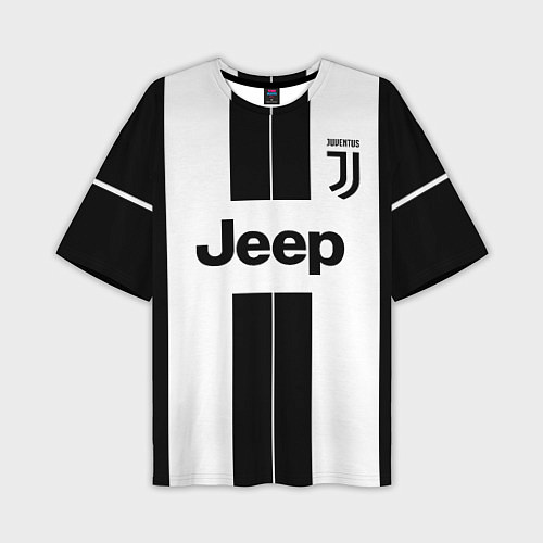 Мужская футболка оверсайз Juventus collection / 3D-принт – фото 1