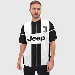 Футболка оверсайз мужская Juventus collection, цвет: 3D-принт — фото 2