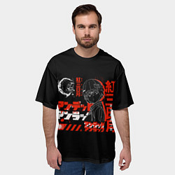 Футболка оверсайз мужская Undead Unluck Нежити не Повезло, цвет: 3D-принт — фото 2