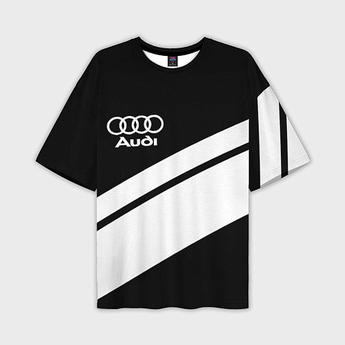 Мужская футболка оверсайз Audi sport line / 3D-принт – фото 1