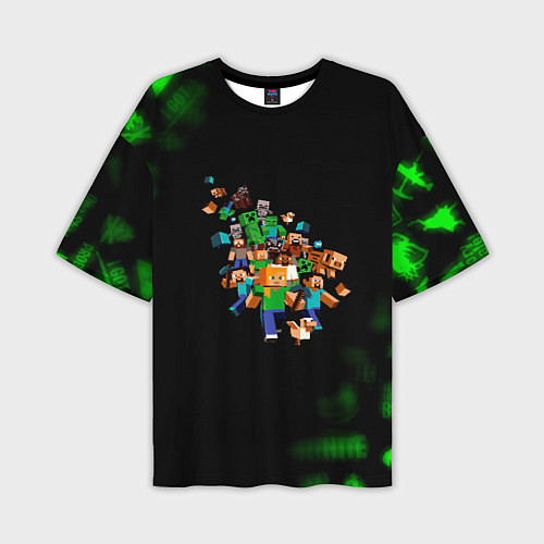 Мужская футболка оверсайз Minecraft gamer / 3D-принт – фото 1