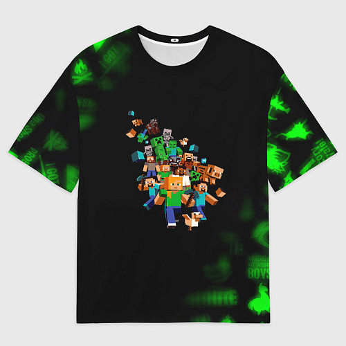 Мужская футболка оверсайз Minecraft gamer / 3D-принт – фото 1