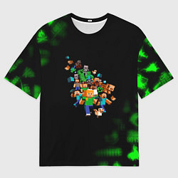 Футболка оверсайз мужская Minecraft gamer, цвет: 3D-принт