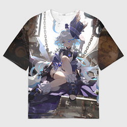 Футболка оверсайз мужская Genshin Impact Фурина, цвет: 3D-принт
