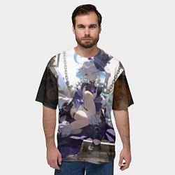 Футболка оверсайз мужская Genshin Impact Фурина, цвет: 3D-принт — фото 2