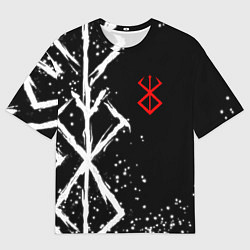 Футболка оверсайз мужская Знак жертвы из аниме берсерк, цвет: 3D-принт