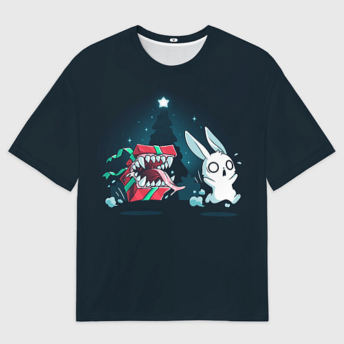 Мужская футболка оверсайз Подарок - мимик / 3D-принт – фото 1