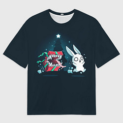 Мужская футболка оверсайз Подарок - мимик