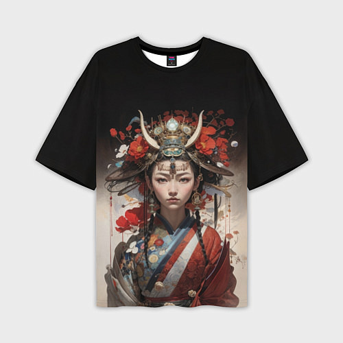 Мужская футболка оверсайз Сказочная восточная принцесса / 3D-принт – фото 1