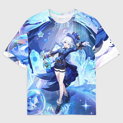 Мужская футболка оверсайз Genshin Impact Furina