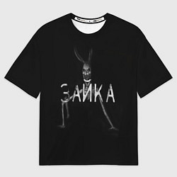 Футболка оверсайз мужская Ужасный зайка, цвет: 3D-принт