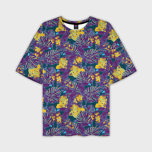 Мужская футболка оверсайз Тропический тукан / 3D-принт – фото 1