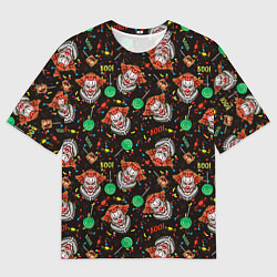Футболка оверсайз мужская Клоуны, цвет: 3D-принт