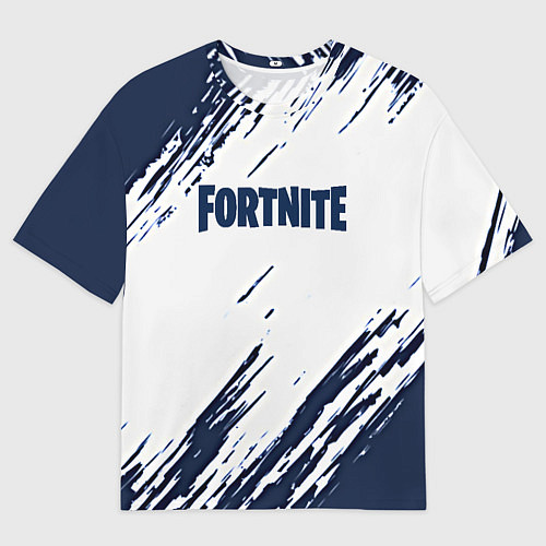 Мужская футболка оверсайз Fortnite краски / 3D-принт – фото 1