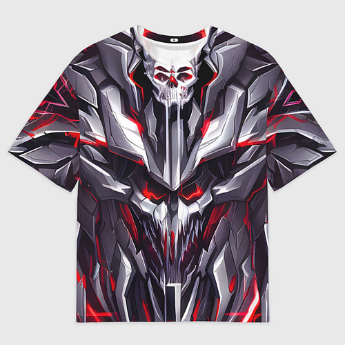Мужская футболка оверсайз Адская кибер броня / 3D-принт – фото 1