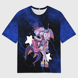 Мужская футболка оверсайз Помни и Кейн Удивительный цифровой цирк