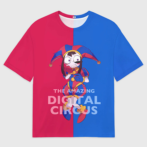 Мужская футболка оверсайз Помни в ужасе The amazing digital circus / 3D-принт – фото 1