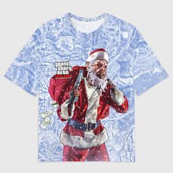 Мужская футболка оверсайз GTA online - Новый год