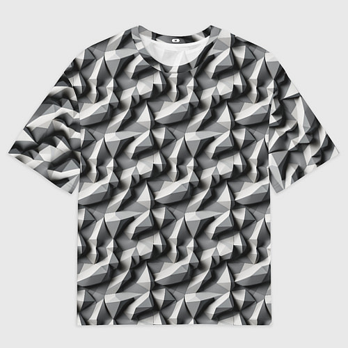 Мужская футболка оверсайз Камни / 3D-принт – фото 1