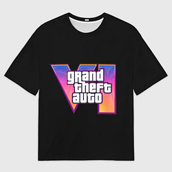 Мужская футболка оверсайз Grand Theft Auto 6
