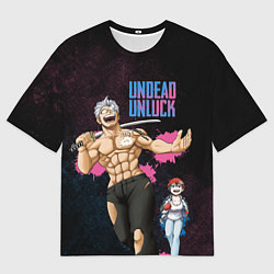 Мужская футболка оверсайз Undead Unluck - Fuuko and Andy
