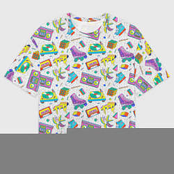 Футболка оверсайз мужская Ностальгия 90 ретро, цвет: 3D-принт