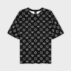 Футболка оверсайз мужская Sessanta Nove pattern, цвет: 3D-принт