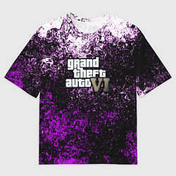Мужская футболка оверсайз Grand Theft Auto 6 vice city