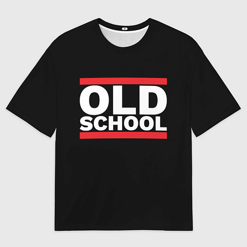 Мужская футболка оверсайз Old school - experience / 3D-принт – фото 1