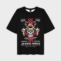 Футболка оверсайз мужская Japanese samurai streetwear, цвет: 3D-принт