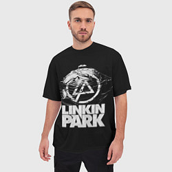 Футболка оверсайз мужская Linkin Park рэп-метал, цвет: 3D-принт — фото 2