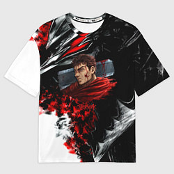 Мужская футболка оверсайз Berserk anime logo