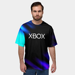 Футболка оверсайз мужская Xbox neon games, цвет: 3D-принт — фото 2