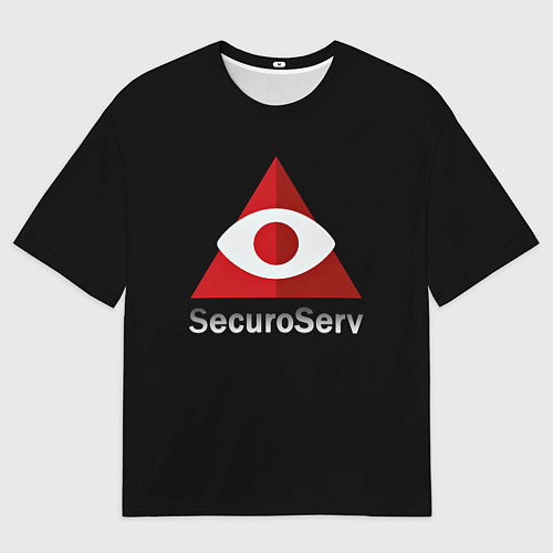 Мужская футболка оверсайз SecuroServ / 3D-принт – фото 1