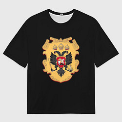 Мужская футболка оверсайз Имперский герб символкика