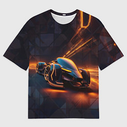 Мужская футболка оверсайз Киберболид