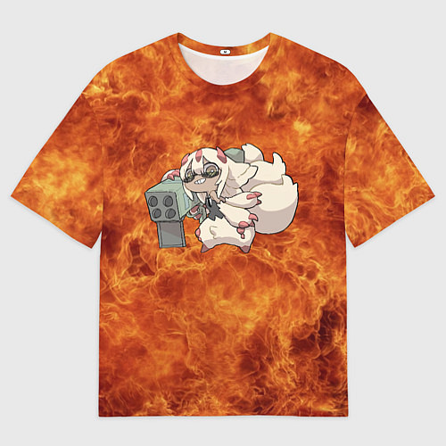 Мужская футболка оверсайз Взрывоопасная Фапута / 3D-принт – фото 1