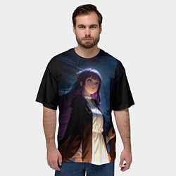 Футболка оверсайз мужская Ферн темной ночью, цвет: 3D-принт — фото 2