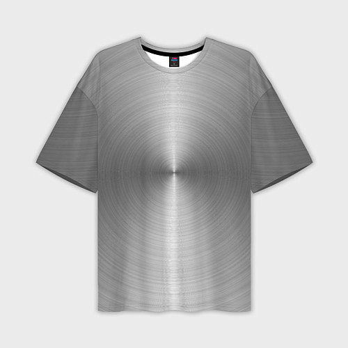 Мужская футболка оверсайз Срез металла - текстура / 3D-принт – фото 1