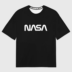Мужская футболка оверсайз NASA space logo