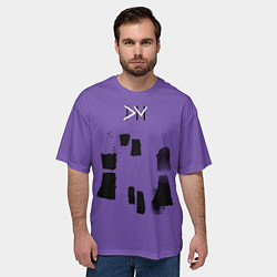 Футболка оверсайз мужская Depeche Mode DM musical, цвет: 3D-принт — фото 2