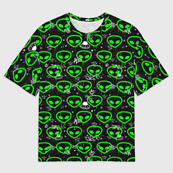 Футболка оверсайз мужская Super alien, цвет: 3D-принт