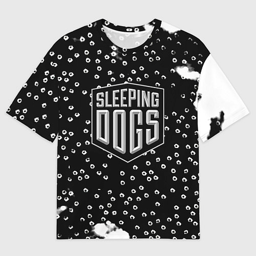 Мужская футболка оверсайз Sleeping dogs game / 3D-принт – фото 1