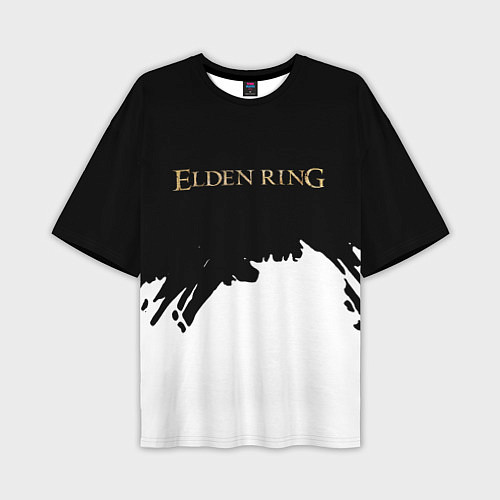 Мужская футболка оверсайз Elden ring gold / 3D-принт – фото 1