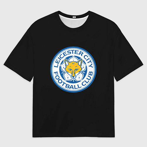 Мужская футболка оверсайз Лестер фк / 3D-принт – фото 1