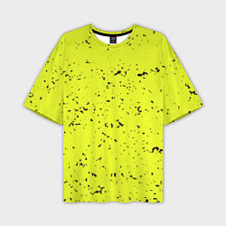 Мужская футболка оверсайз Лимонная текстура