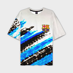 Мужская футболка оверсайз Barcelona fc club