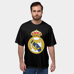 Футболка оверсайз мужская Real madrid fc club, цвет: 3D-принт — фото 2
