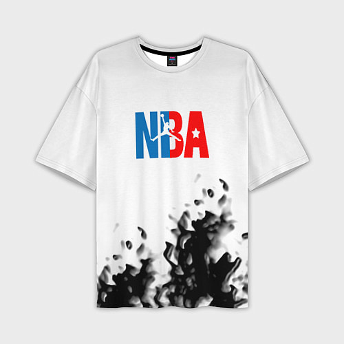 Мужская футболка оверсайз Basketball краски / 3D-принт – фото 1